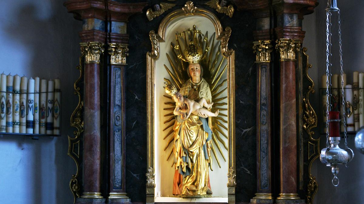 Schuttermutter in der Franziskanerbasilika Ingolstadt